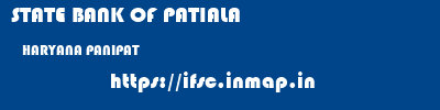 STATE BANK OF PATIALA  HARYANA PANIPAT    ifsc code